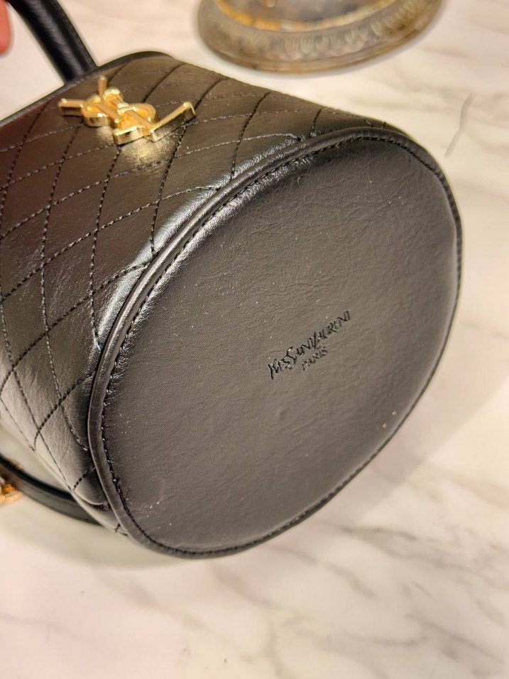 Zincir Detaylı Siyah Deri Kadın Çanta - Görsel 4