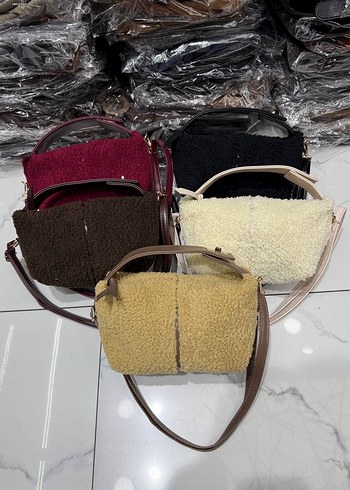 Kahverengi Deri Kadın Çanta Tokalı - Görsel 5