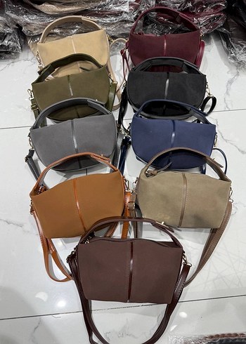 Kahverengi Deri Kadın Çanta Tokalı - Görsel 4