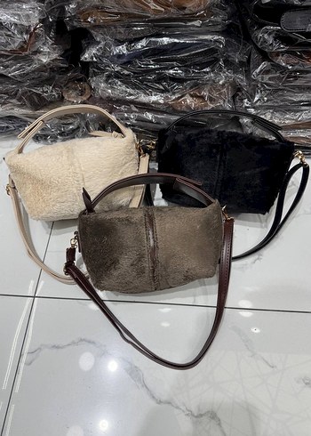 Kahverengi Deri Kadın Çanta Tokalı - Görsel 6