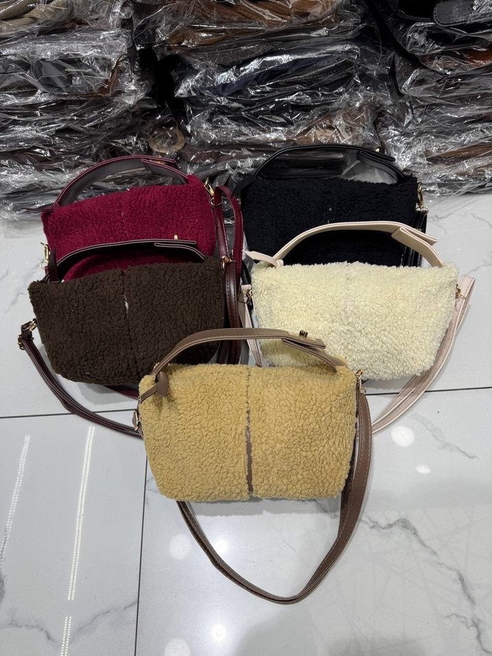 Kahverengi Deri Kadın Çanta Tokalı - Görsel 5