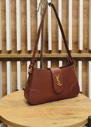 Kahverengi Deri Kadın Çanta - Görsel 6