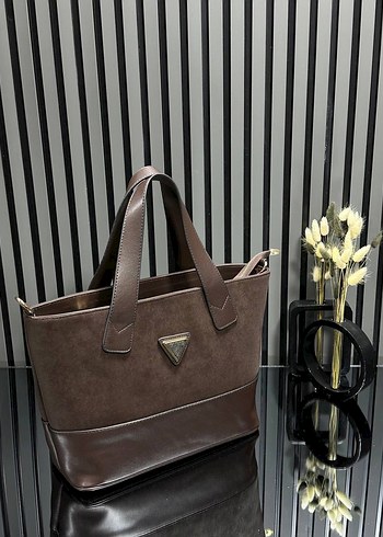 Gri Deri Kadın Omuz Çantası - Görsel 7