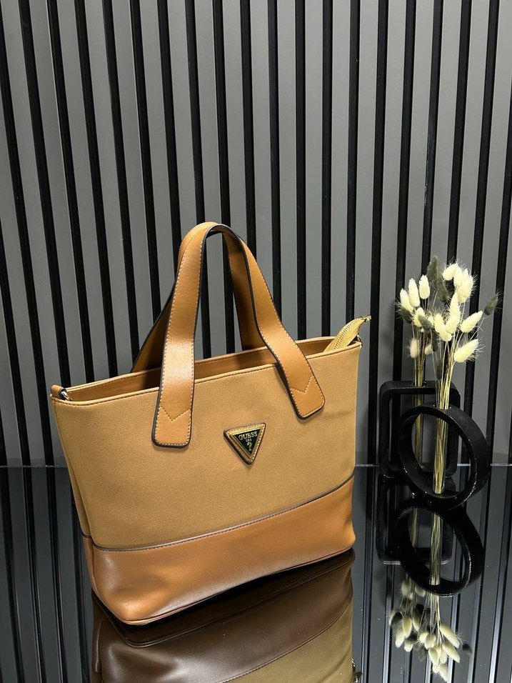 Gri Deri Kadın Omuz Çantası - Görsel 3