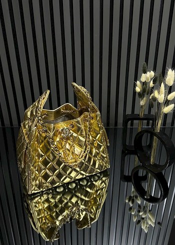 Zincir Detaylı Kahverengi Deri Kadın Çanta - Görsel 12