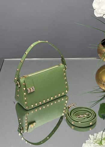 Beyaz Yılan Desenli Deri Kadın Çanta - Görsel 17