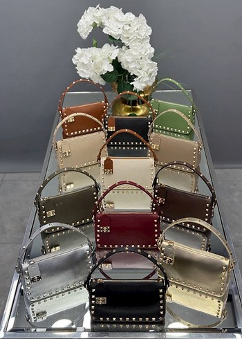 Beyaz Yılan Desenli Deri Kadın Çanta - Görsel 18