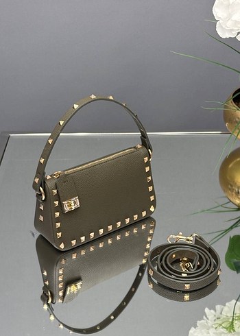 Beyaz Yılan Desenli Deri Kadın Çanta - Görsel 16