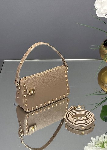 Beyaz Yılan Desenli Deri Kadın Çanta - Görsel 8