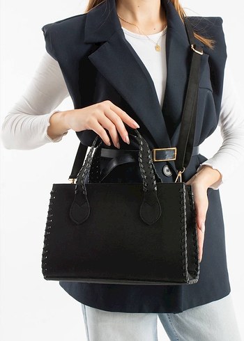 Bej Süet Kadın Çanta - Görsel 11