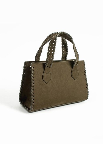 Bej Süet Kadın Çanta - Görsel 2