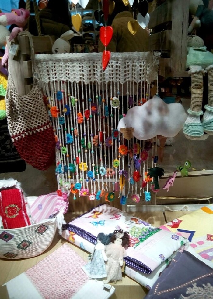 Tığ işi Özel tasarım perde - Görsel 4