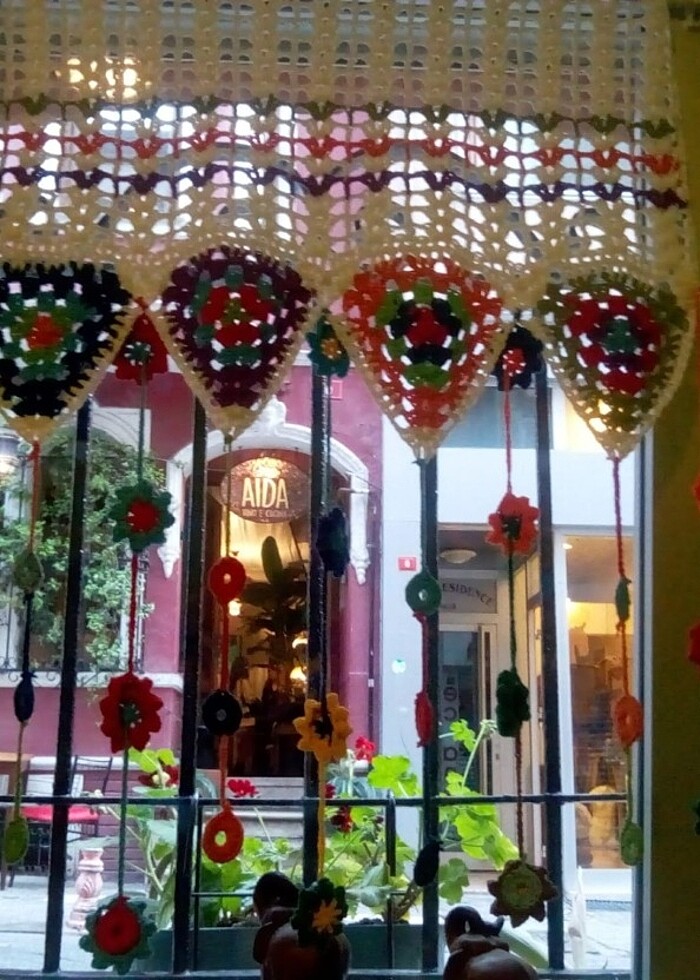 Tığ işi Özel tasarım perde - Görsel 5