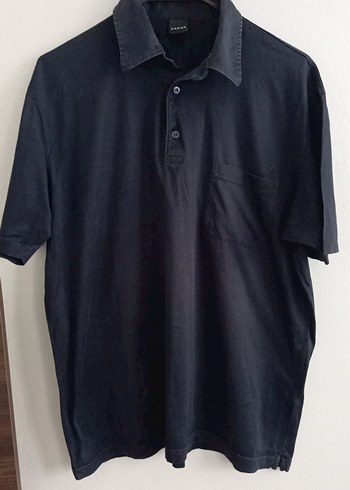 Siyah Denim Erkek Polo Tişört
