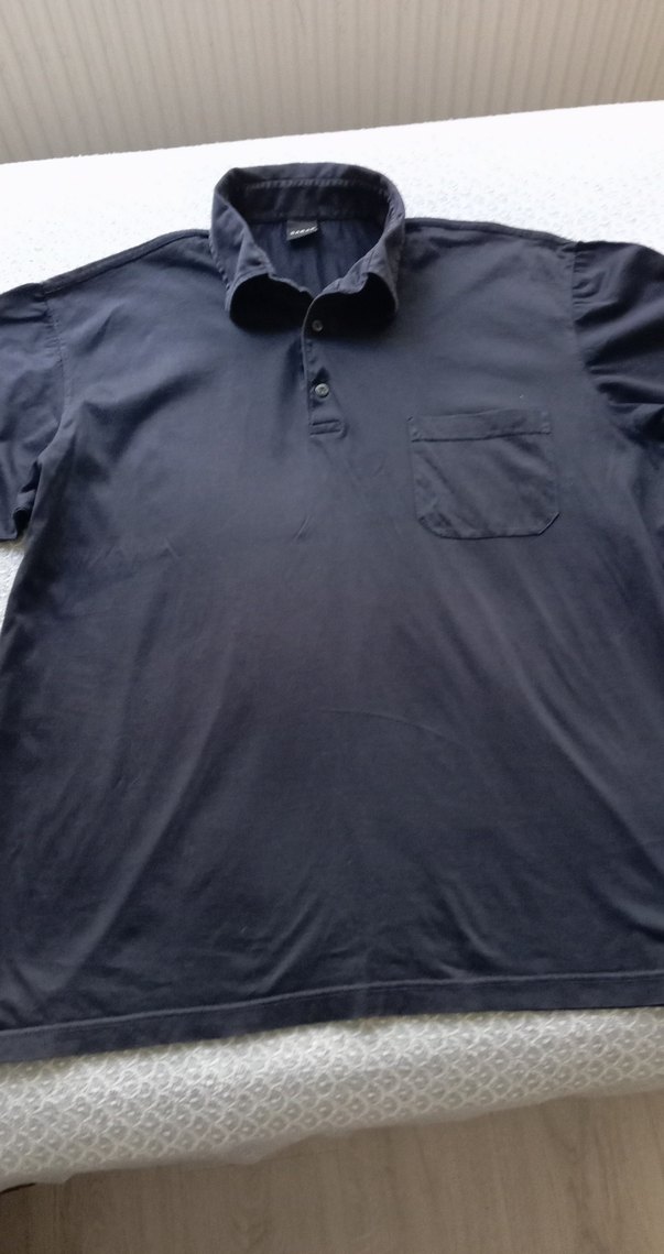 Siyah Denim Erkek Polo Tişört - Görsel 2