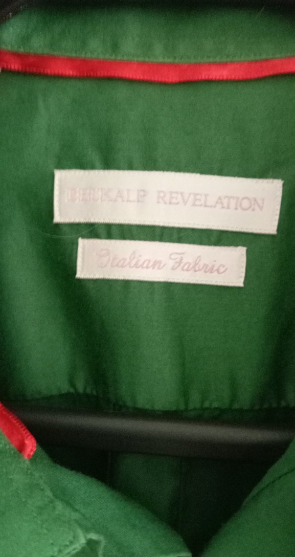 Düğmeli Yeşil Keten Erkek Gömlek - Görsel 2