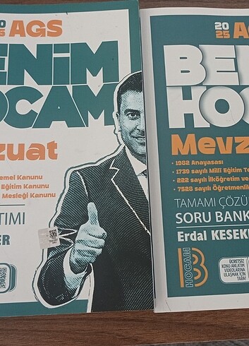Benim hocam mevzuat 2025 AGS soru bankası konu anlatımı