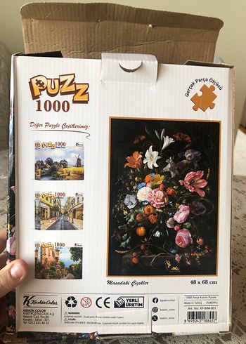  1000 Parça Çiçek Temalı Puzzle