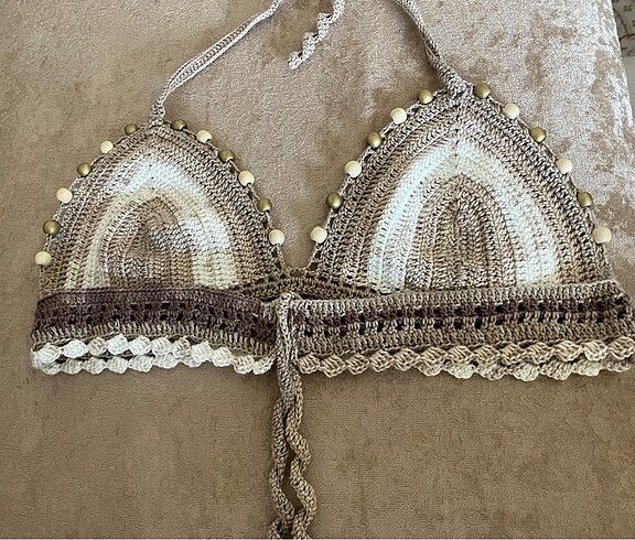 Diğer Bikini üstü el örgüsü
