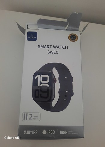 Siyah Akıllı Saat, 2.0" IPS Ekran, IP68 Su Geçirmez - Görsel 4