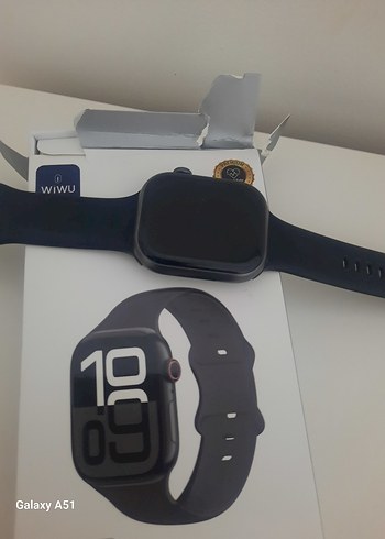 Siyah Akıllı Saat, 2.0" IPS Ekran, IP68 Su Geçirmez - Görsel 2