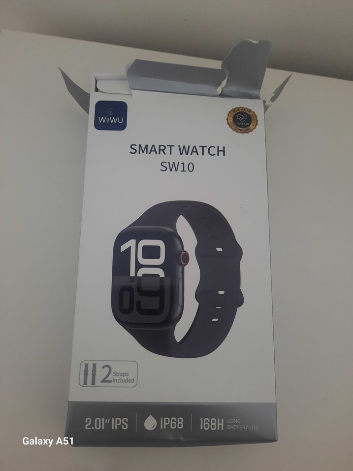 Siyah Akıllı Saat, 2.0" IPS Ekran, IP68 Su Geçirmez - Görsel 4