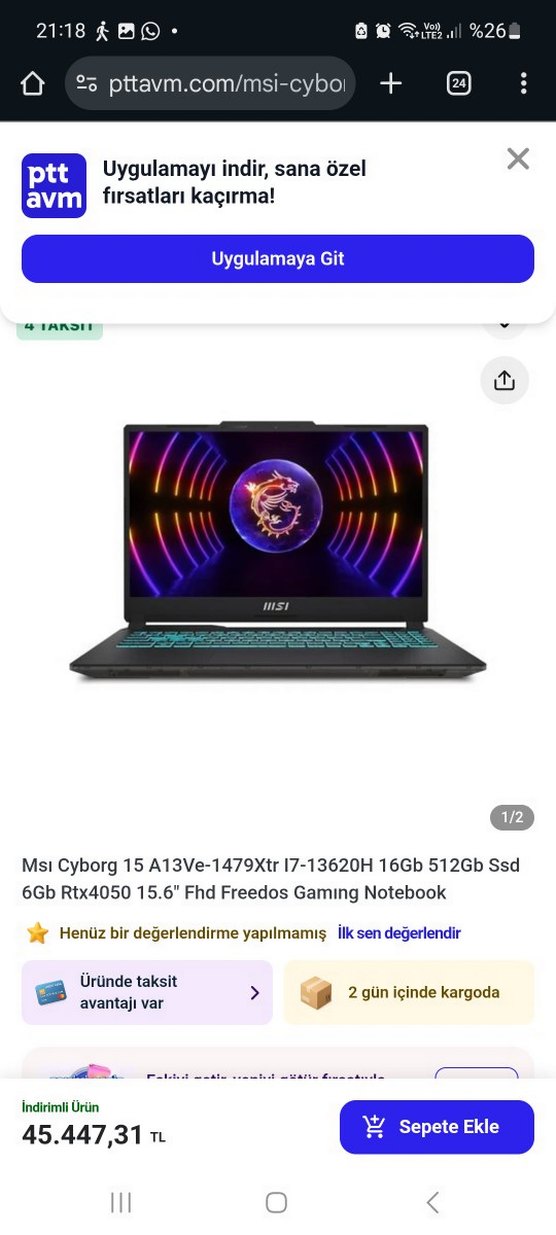 msi dizüstü - Görsel 4