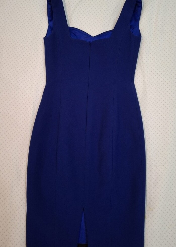 Tasarım mavi elbise - Görsel 2