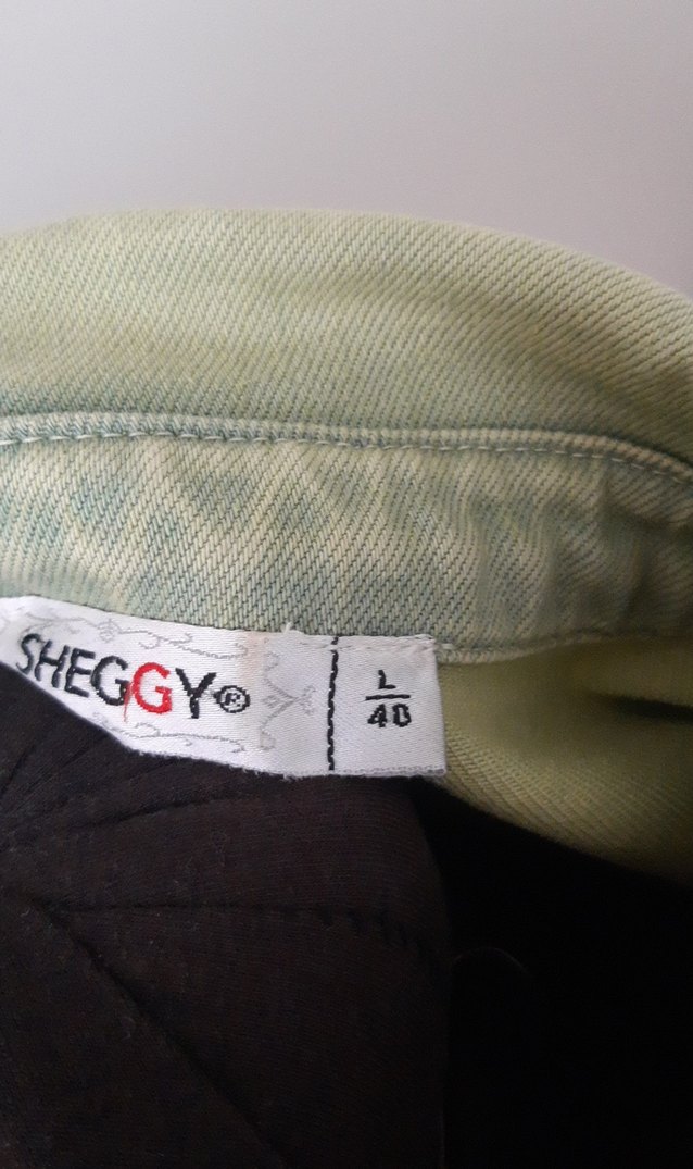 Kadın Haki Düğmeli Denim Ceket - Görsel 4