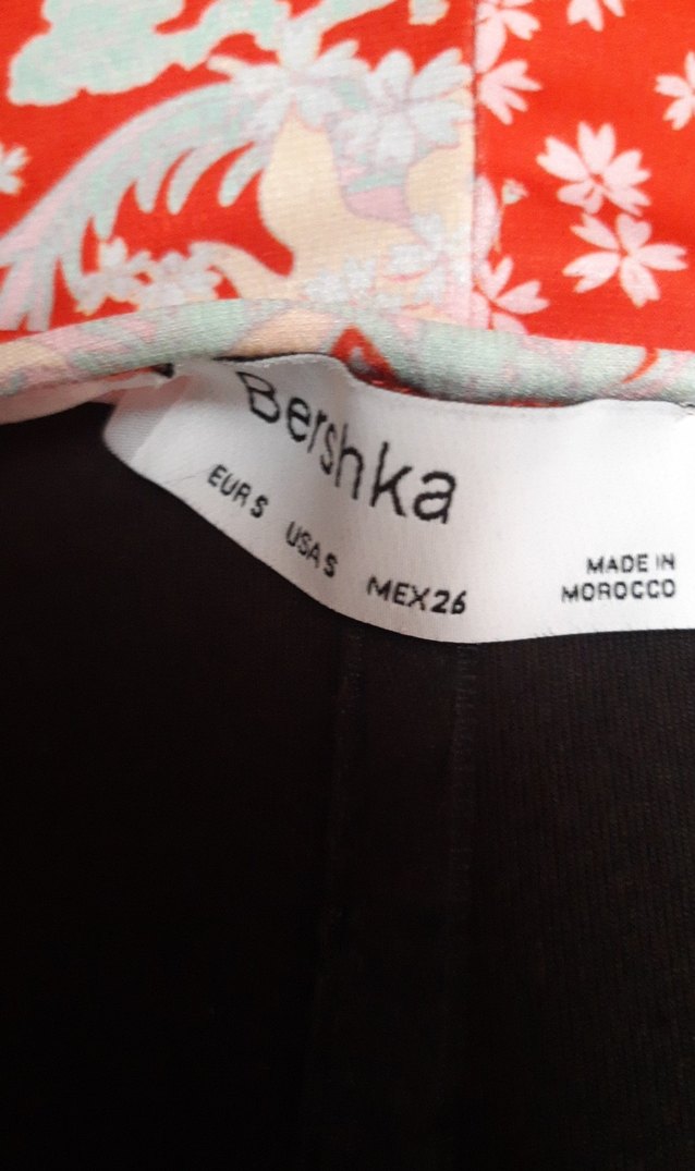 Kırmızı desenli rahat Uzun Askılı Elbise - Görsel 4