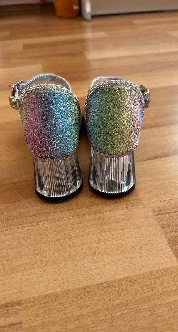 Kızlar için Çok Renkli Bağcıklı Özel Ayakkabı - Görsel 3