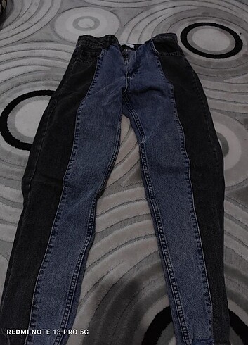 pantolon çift renkli pantolon