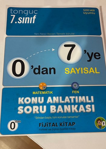 Tonguç 7. Sınıf Sayısal Konu Anlatımlı Soru Bankası