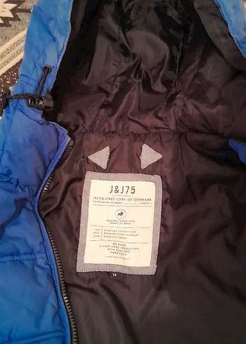 Diğer Jack&Jones Kapüşonlu Koyu Mavi Erkek Kayak Ceketi