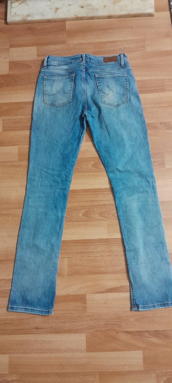 Diz Yırtıklı Mavi Regular Fit erkekJean - Görsel 2