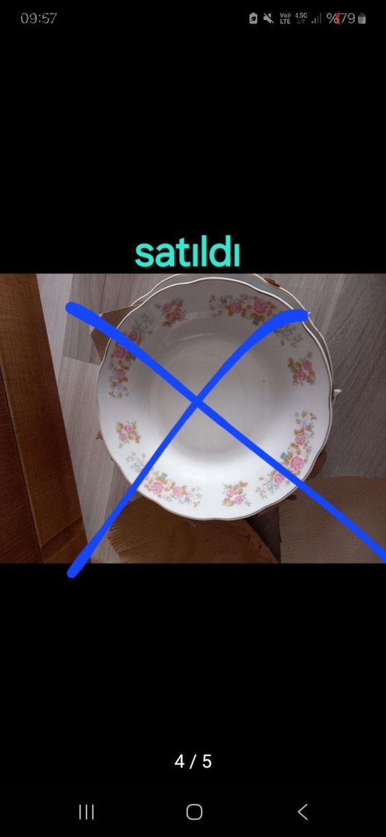 yemek tabağı Seti 3 lu - Görsel 3