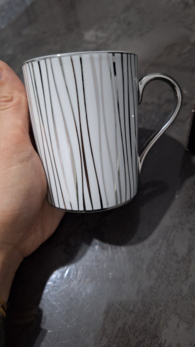 Kütahya porselen 2li kupa - Görsel 2