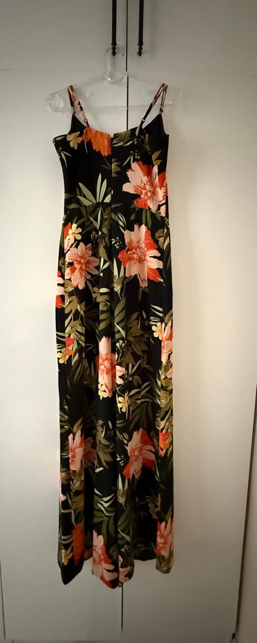 Çiçek Desenli Uzun Askılı Bohem Tulum - Görsel 4