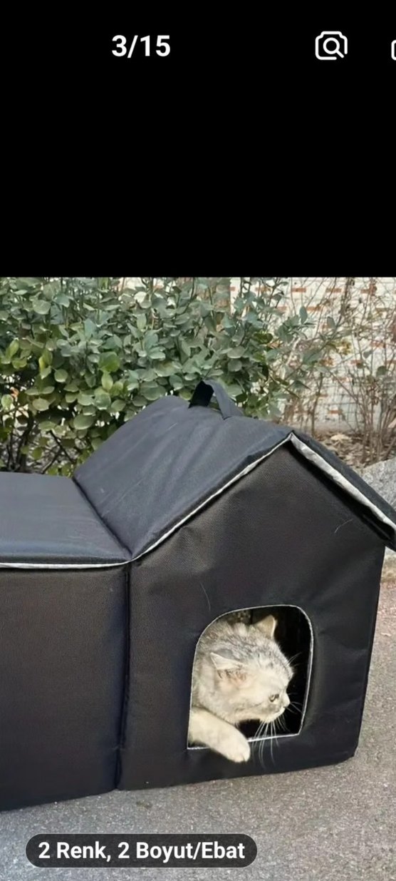 Su Geçirmez yalıtımlı  Kedi Evi - Görsel 2