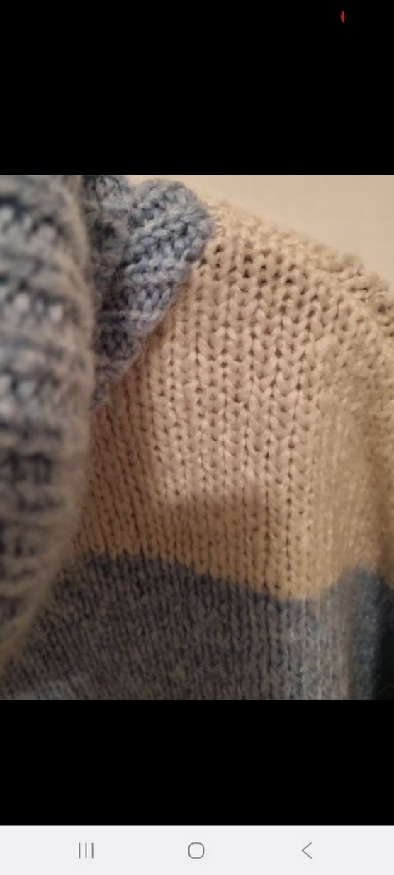 Boğazlı Oversize YÜN  Kazak - Görsel 3