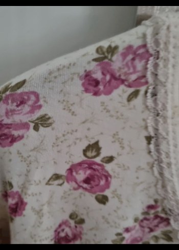 Uzun Kollu Çiçek Desenli Bohem Gecelik - Görsel 3