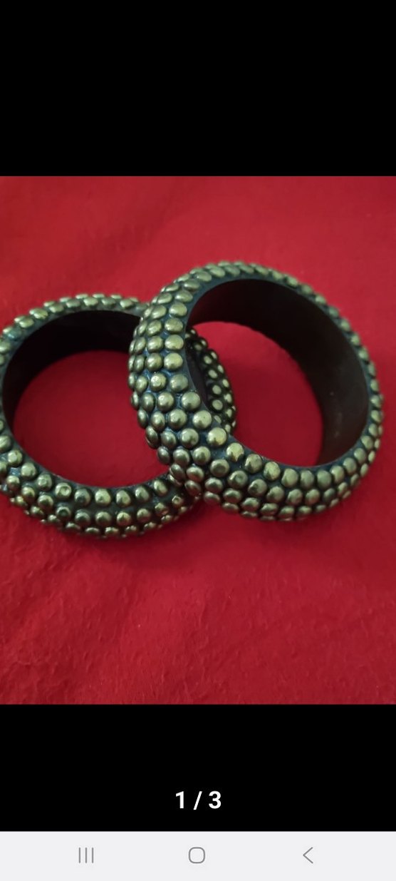 Vintage Ahsap  Bilezik - Görsel 2