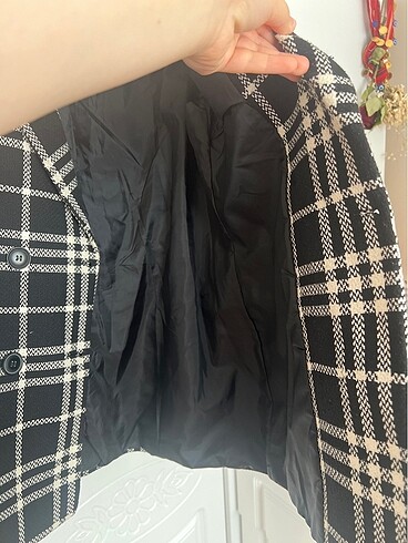 l Beden beyaz Renk Blazer ceket