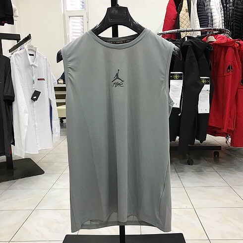 NİKE Air Jordan Gri Basketbol Tişört