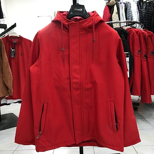 MOOSE KNUCKLES Kırmızı Rüzgarlık Ceket