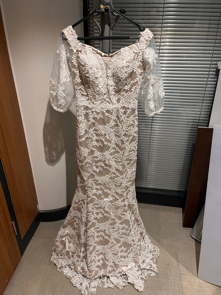 Bohem Beyaz Uzun Elbise - Görsel 3