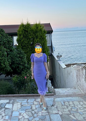 Tüylü Elbise - Görsel 3