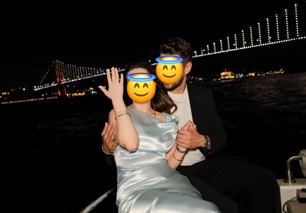 Bebe Mavisi Midi Abiye Elbise - Görsel 2