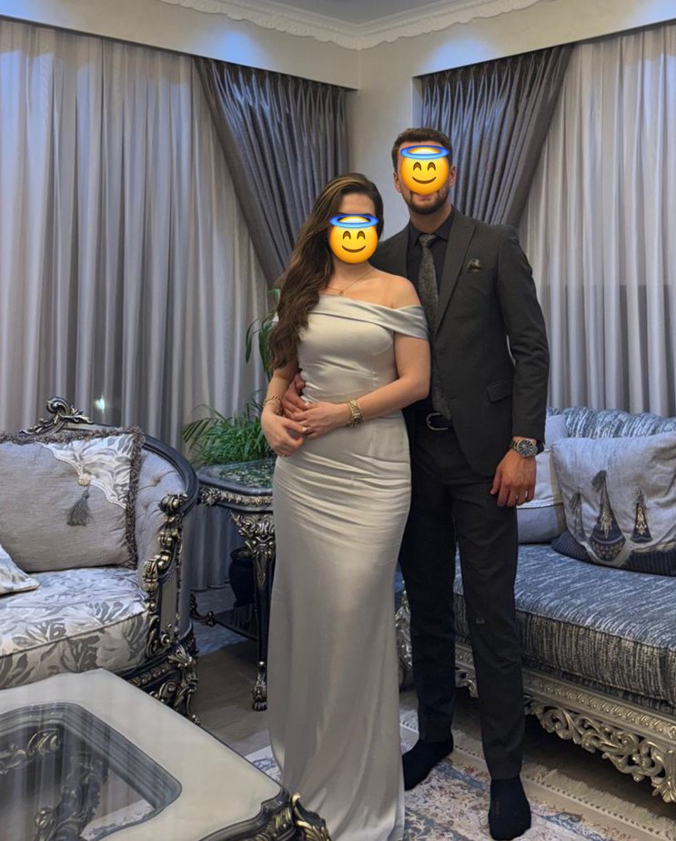 Gri Uzun Elbise - Görsel 2