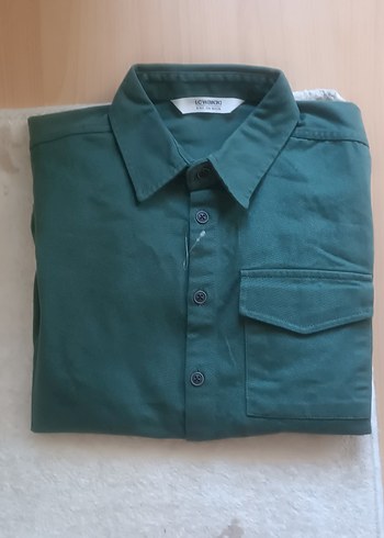 LC Waikiki Lc Waikiki Erkek Yeşil Kısa Kollu Gömlek ürün sıfırdır